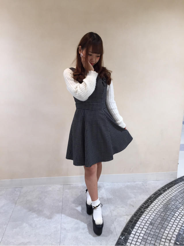 siori❤︎新作TOPS×チェックワンピCode₍₍ ◝(●˙꒳˙●)◜ ₎₎