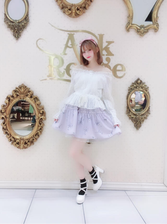 札幌パセオ♡リボンマーガレットシリーズのスカートを合わせたガーリーcode♡