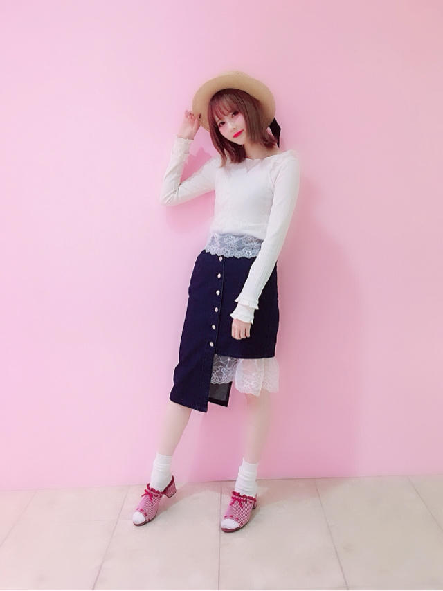 札幌パセオ♡レース×デニムで春のガーリーStyle♡