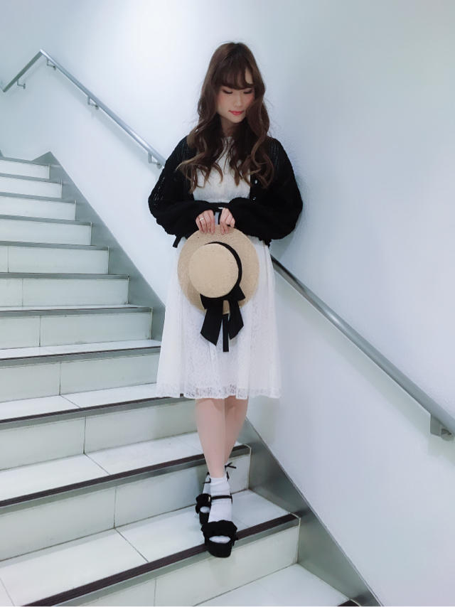 札幌パセオ♡お上品なワンピースのモノトーンStyle♡