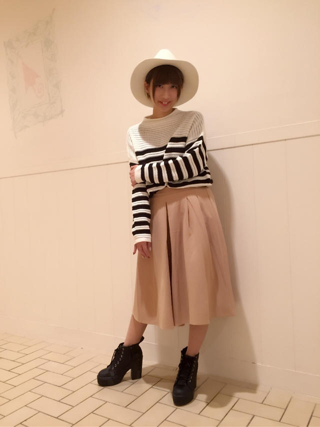 ドロップ袖ボトルニット♡