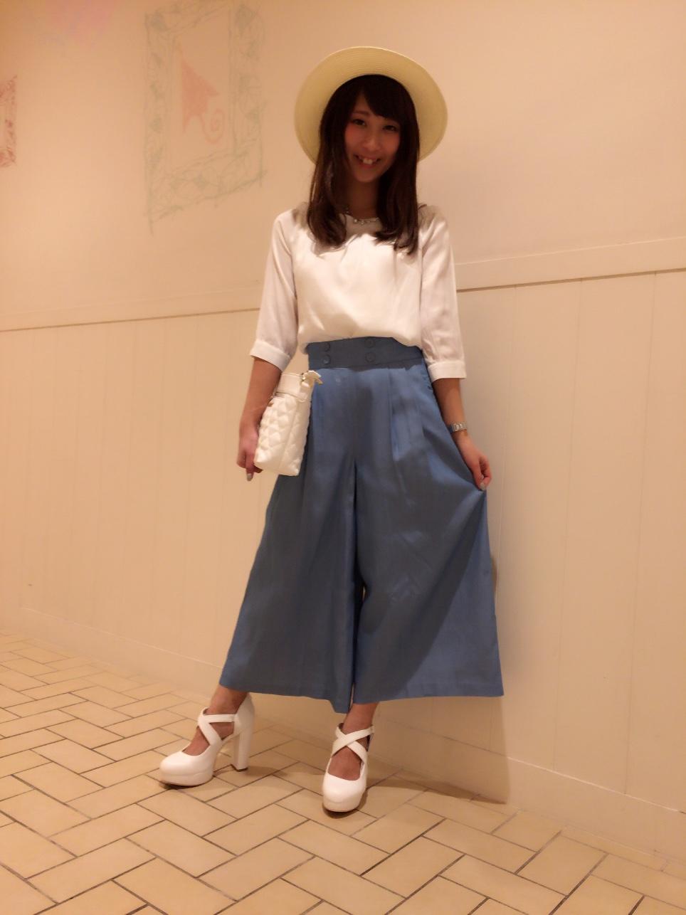 春らしいデニムワイドパンツ★大人エレガンス(^-^
