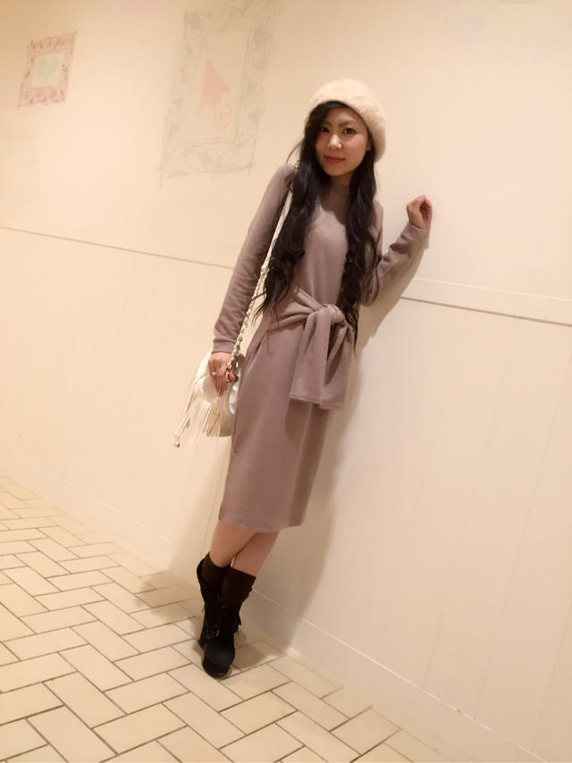 腰巻タイトワンピース♡