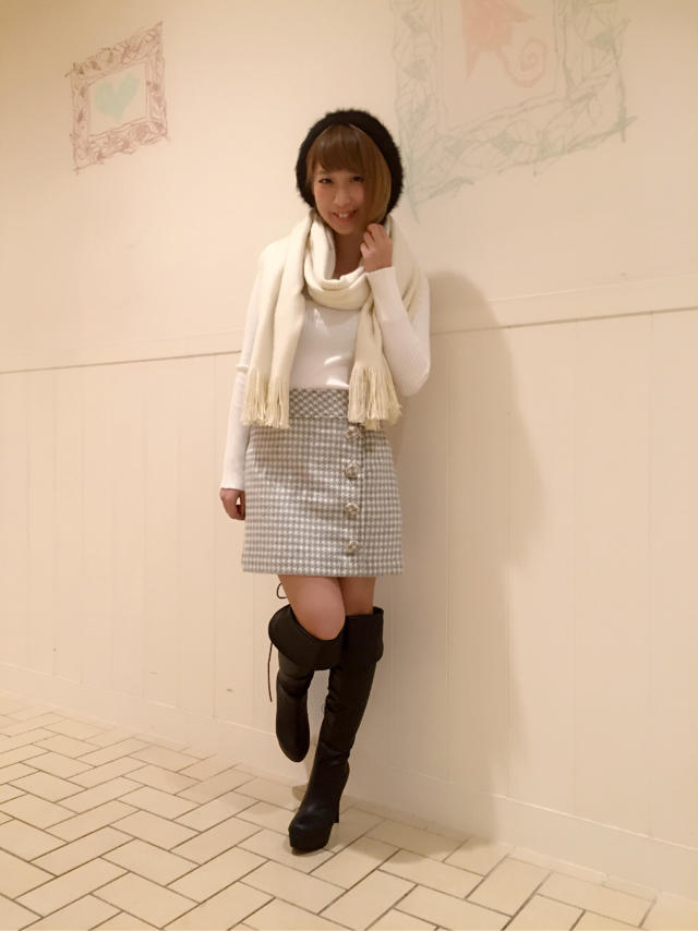 再入荷！千鳥柄スカート♡
