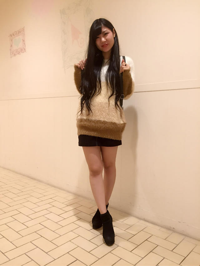 シャギー配色ニット♡明日からノベルティイベント開催いたします！