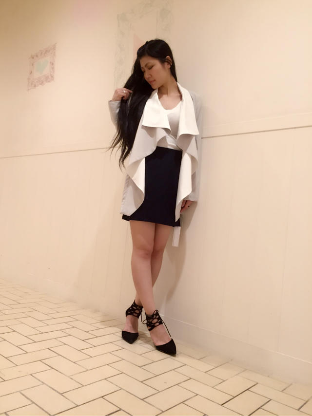 フロントドレープジャケット♡