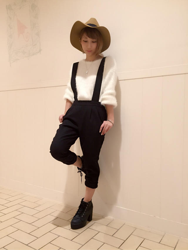 サスペ付き新作コーデ♡