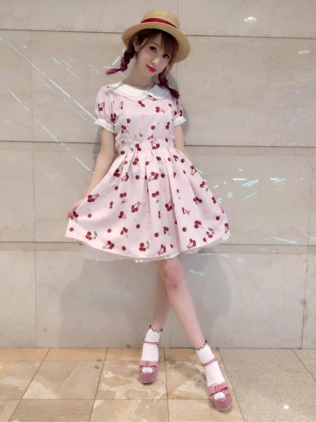 \♥︎/池袋店:大人気！ハートロゴチェリーシリーズのワンピースCode