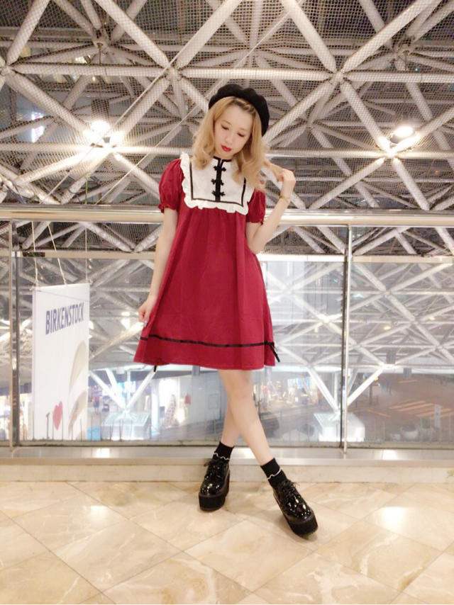 \♥︎/池袋店:大人気チャイナワンピ♡ボルドー再入荷！致しました♡