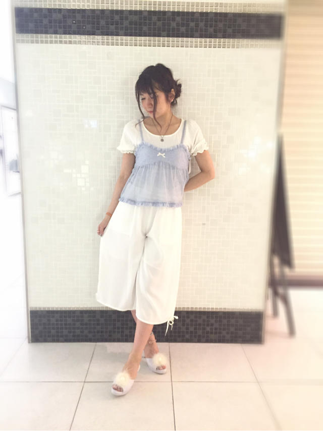 \♥︎/池袋店:ブルー×ホワイトで爽やか大人コーデ✧
