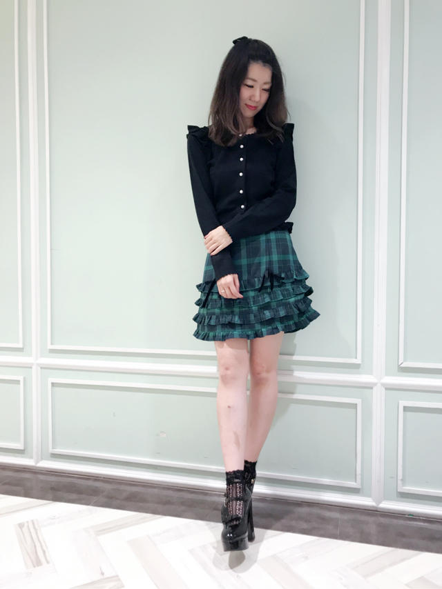 \♥︎/池袋店:greenがpoint♡frillでgirly style♡♡