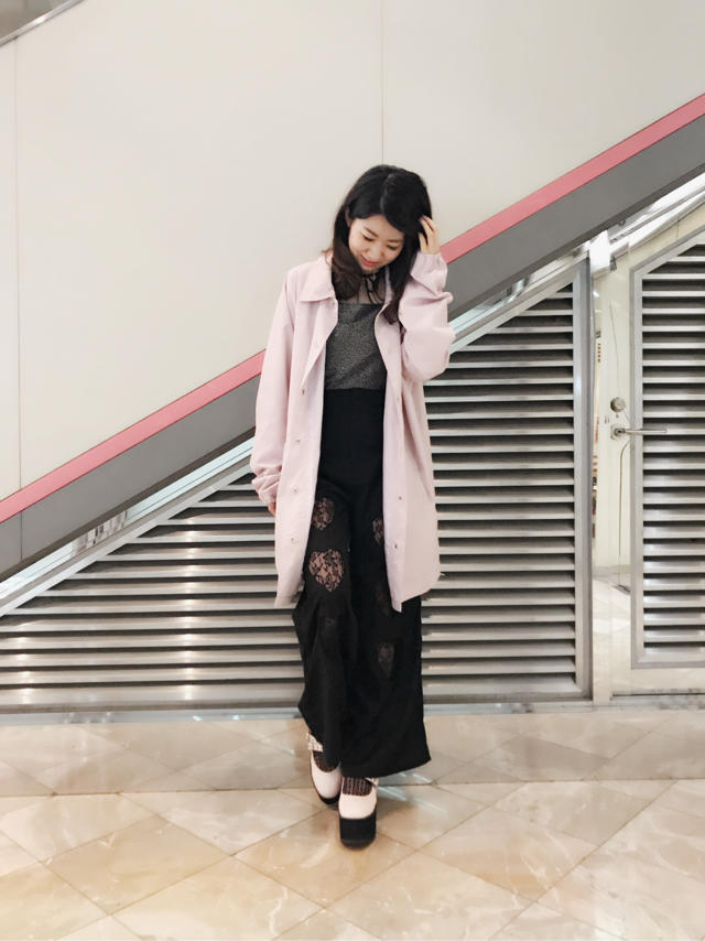\♥︎/池袋店:pinkでrockなcasual code☻