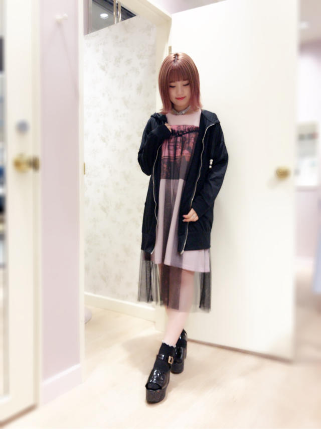 \♥︎/池袋店: ドッキングデザインがポイント♡casual rock style♡
