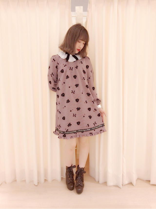 仙台店☆フロッキープリントがPoint♡ワンピコーデ♡
