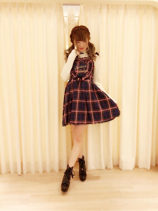 仙台店☆ハートがとびきりcuteなエプロンワンピcode♡*.+゜