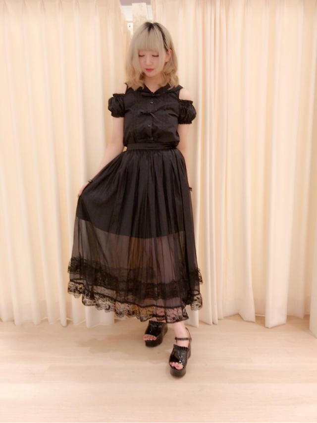 仙台店☆夏でもALLBLACK*涼しげgothic code