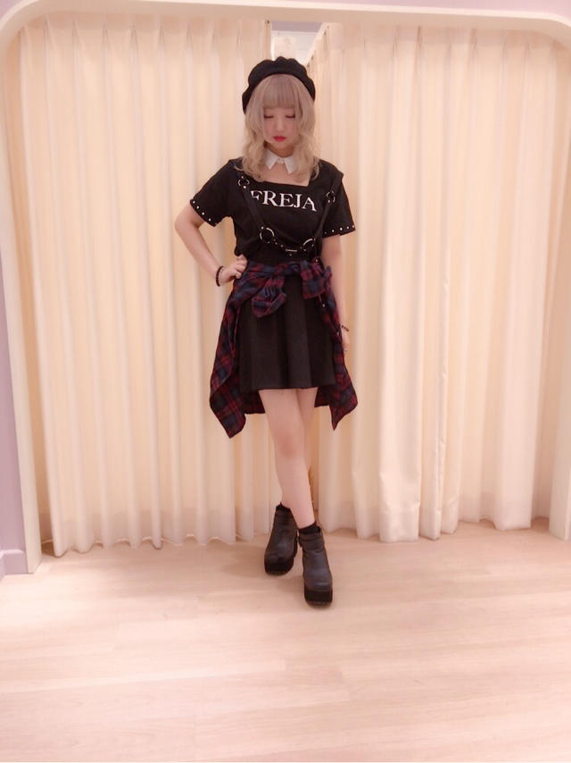 仙台店☆チェックロングシャツの着回しcode