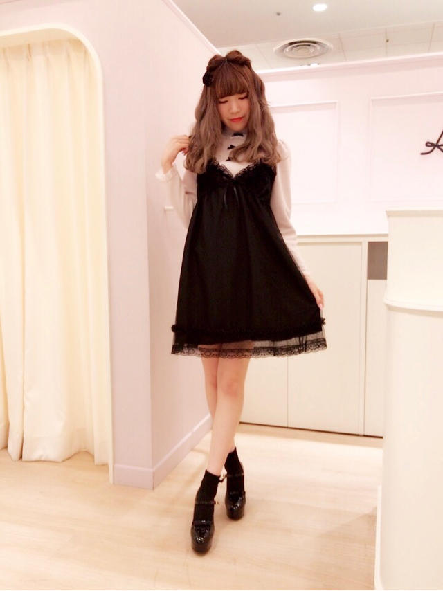 仙台店☆大人girlyなblack×pink code*·˚ ༘♡