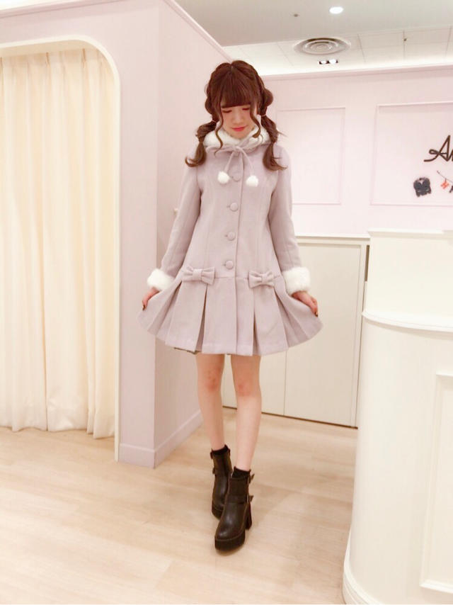 仙台店☆パステルなパープルで甘めなコートcode*·˚ ༘♡