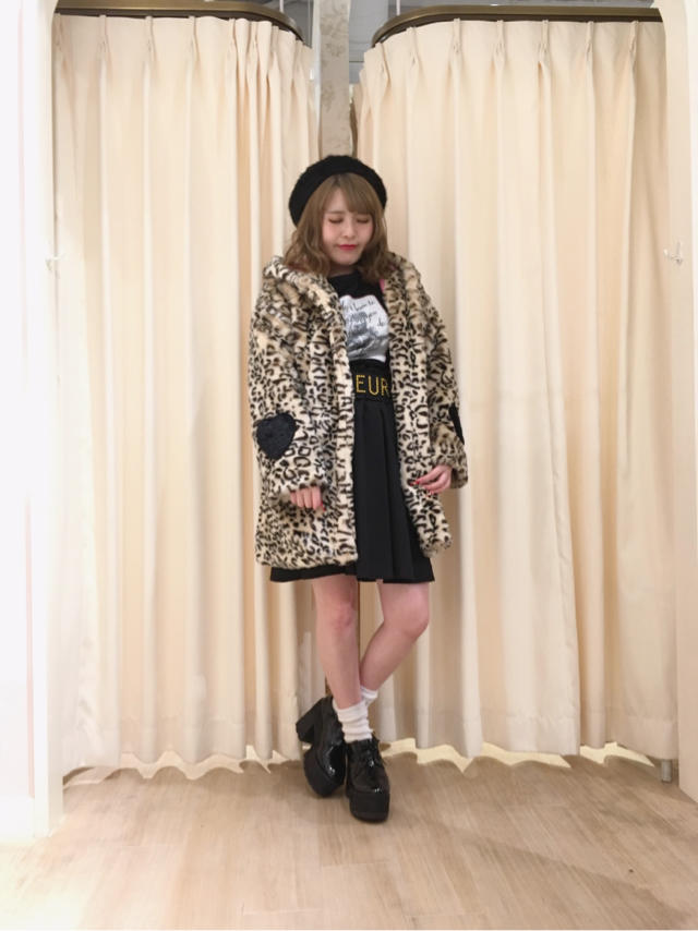 天王寺MIO♡ Black× Leopardの少し毒っ気のあるcasual code...♡