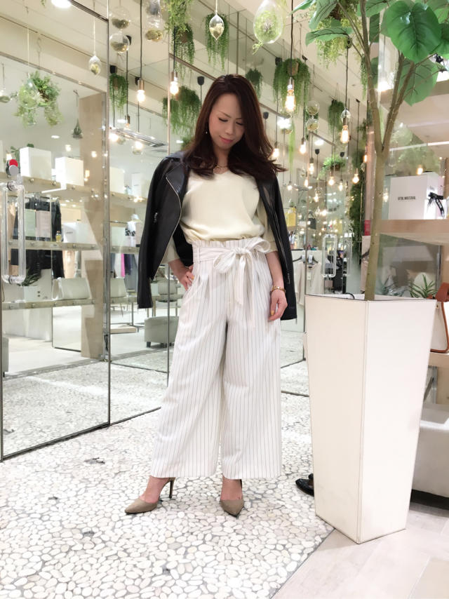 人気♡ストライプパンツ