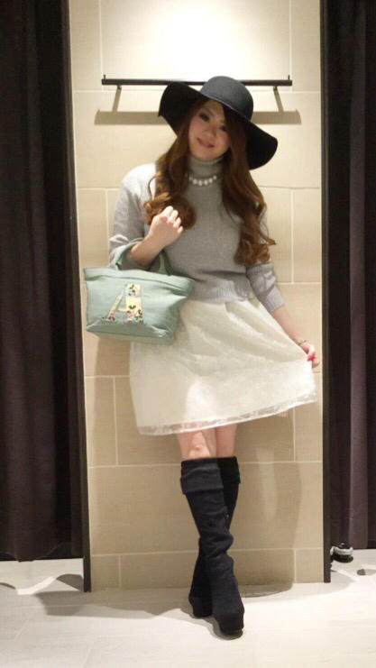 着まわしコーデ2日目♡くっしー