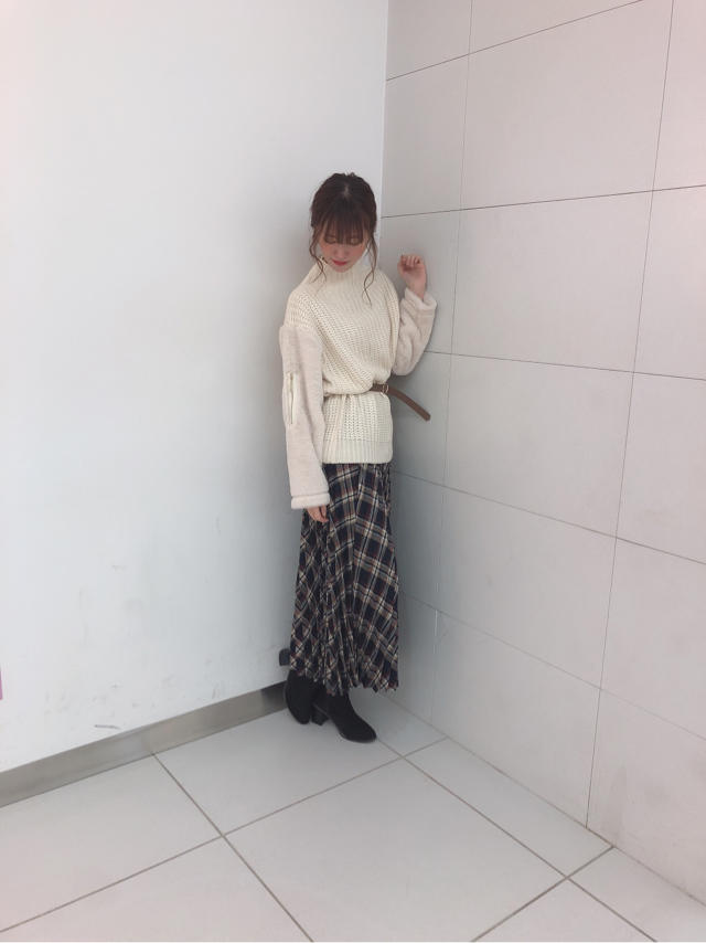 袖ファーニット♡ふうか