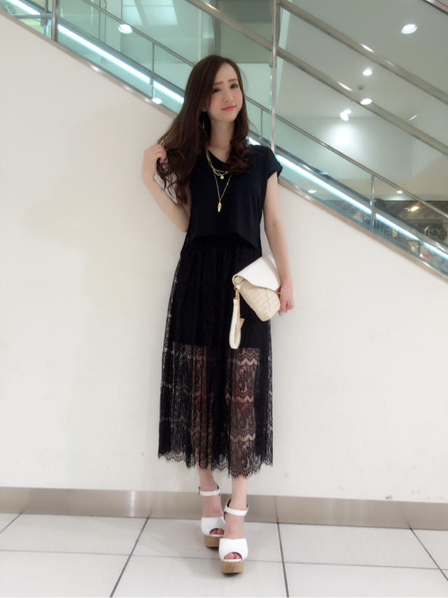 レース♡ロングワンピース