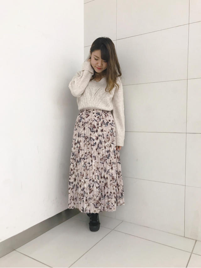 大人気アラン柄ニット♡あかり