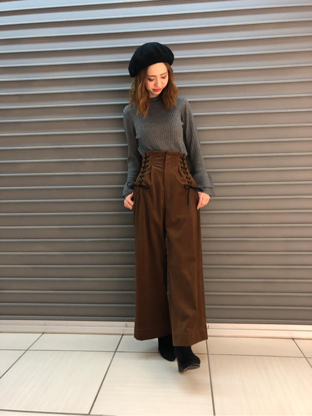 再入荷！スピンドルワイドパンツ♡りこ