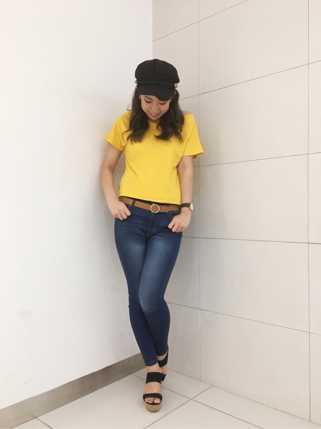 肩レースカットソー♡ネイル♡れいか
