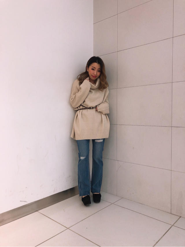 タートルニット♡仕事終わり♡こと