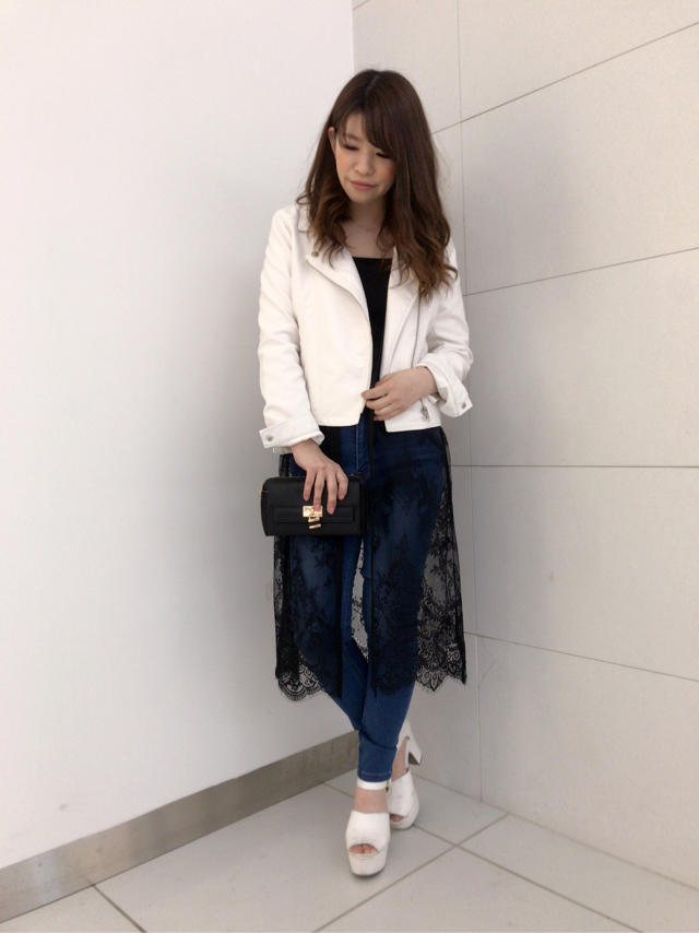 レースカーデの着方♡ゆき