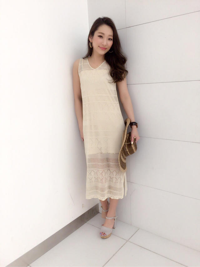 夏♡ノースリワンピ