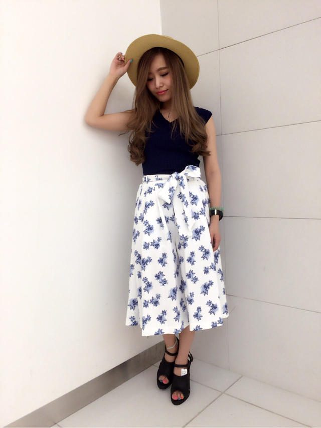 花柄ガウチョ٩(*´꒳`*)۶