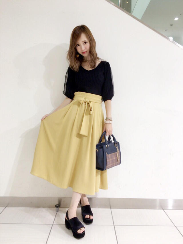 1枚でオシャレ度アップなスカート♡ゆき