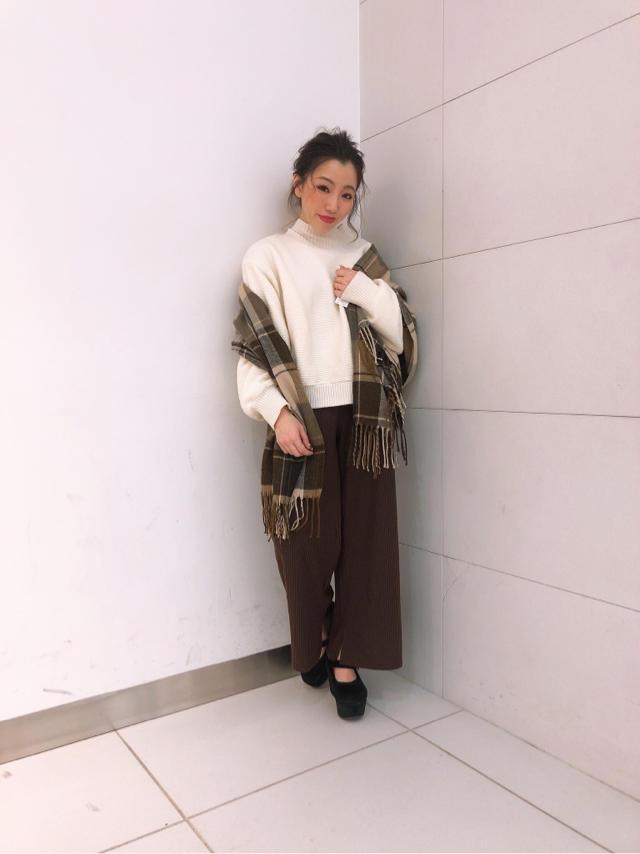 ワイドパンツ♡休日♡こと