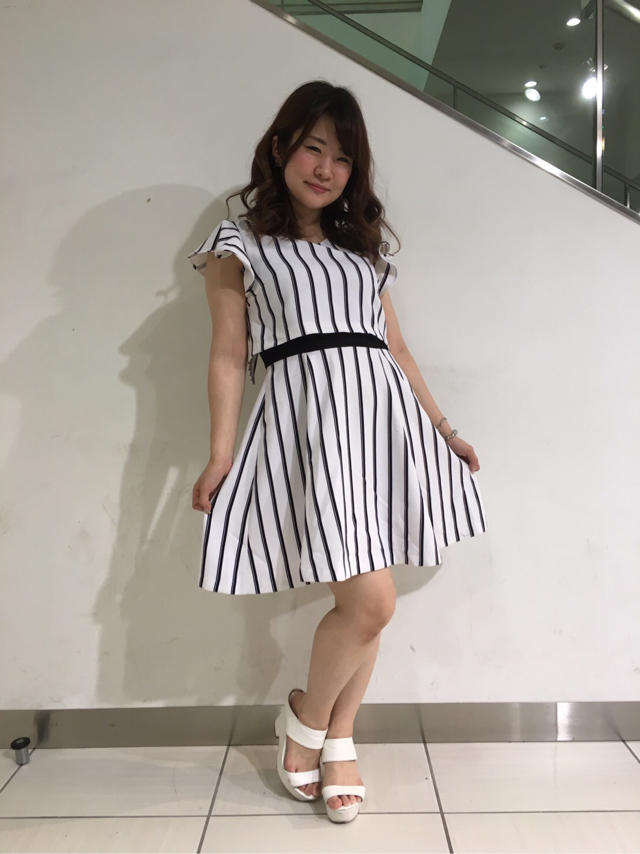 ストライプワンピ♡りっぽん