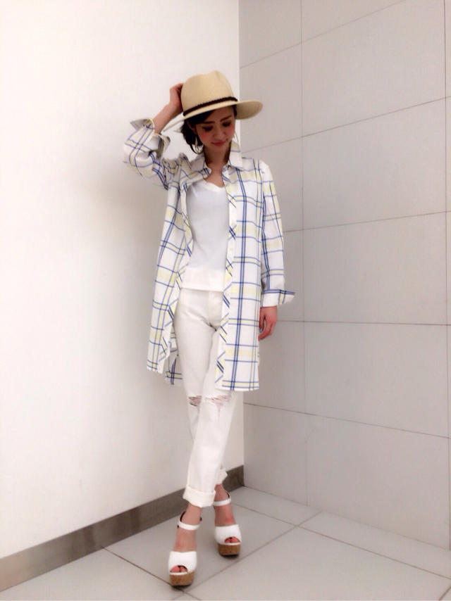 チェックシャツ♡♡♡
