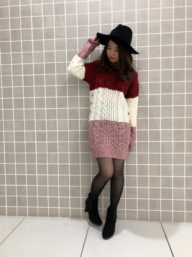 ニットチュニック♡ゆき