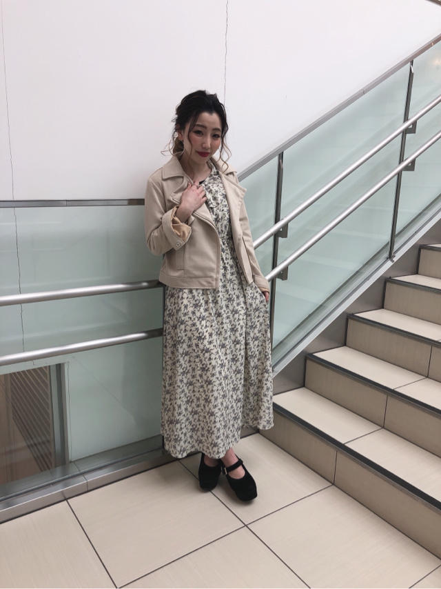 花柄ワンピ♡こと