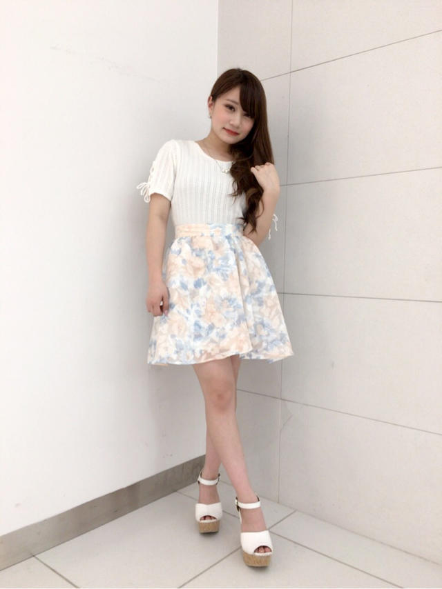 花柄フレアスカート♡れいか