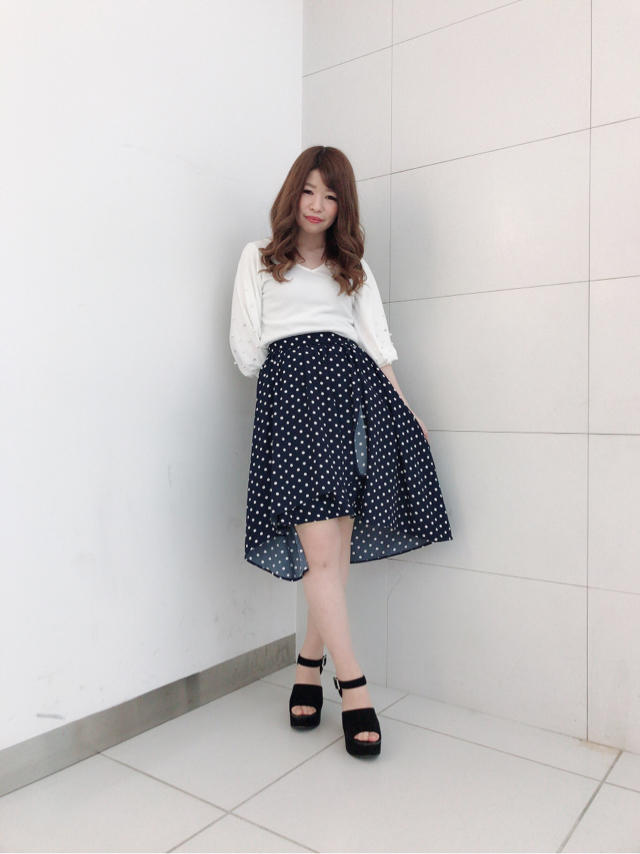 ドットスカート♡再入荷♡ゆき
