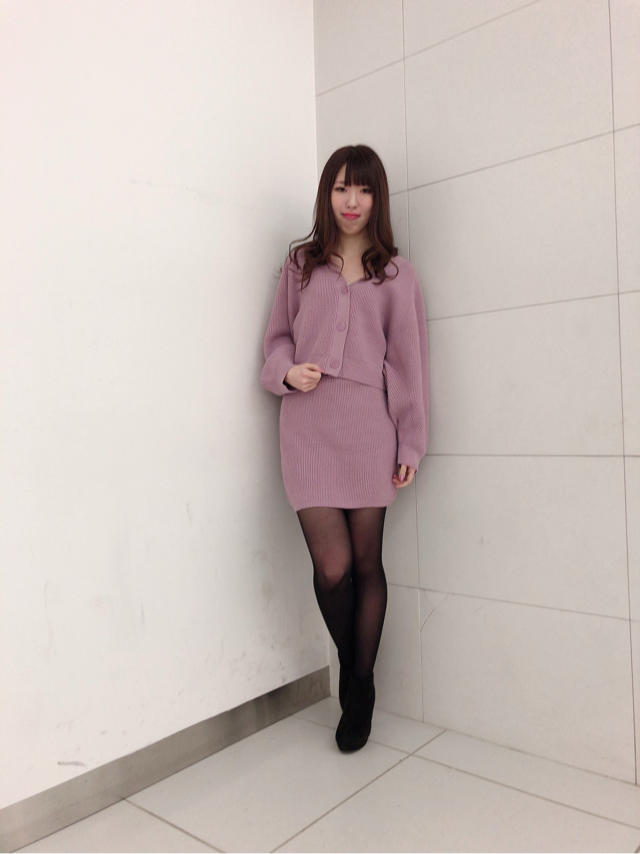 ニットカーデスカートセット♡ふうか