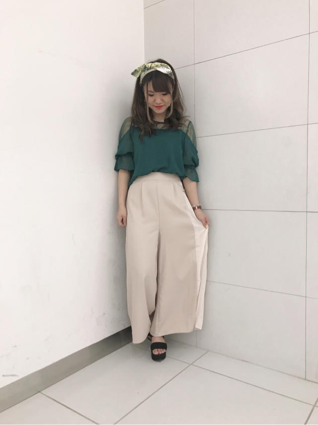 ワイドパンツ♡あかり