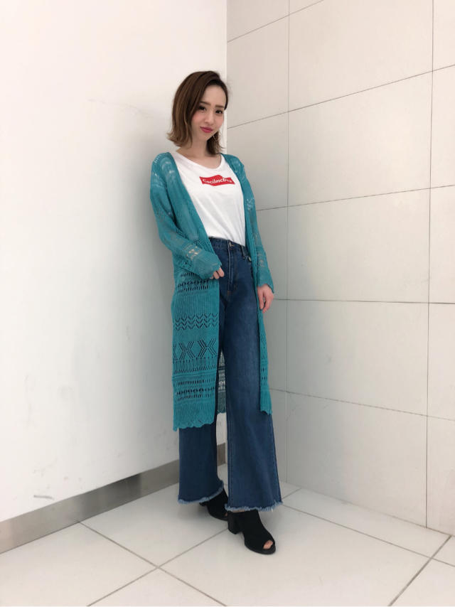 かぎ編みロングカーデ♡再入荷♡りこ