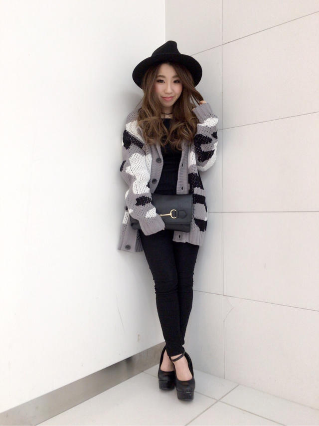 迷彩カーデ♡りほ