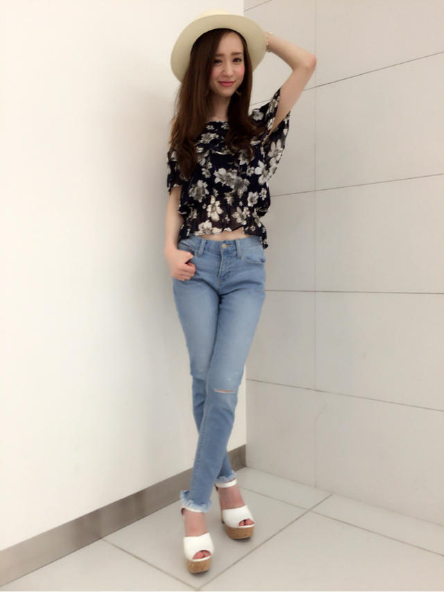 花柄シフォン♡浴衣お祭り