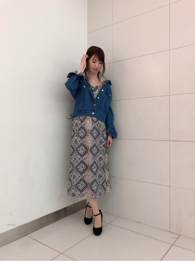 アラベスク柄ワンピ♡ふうか