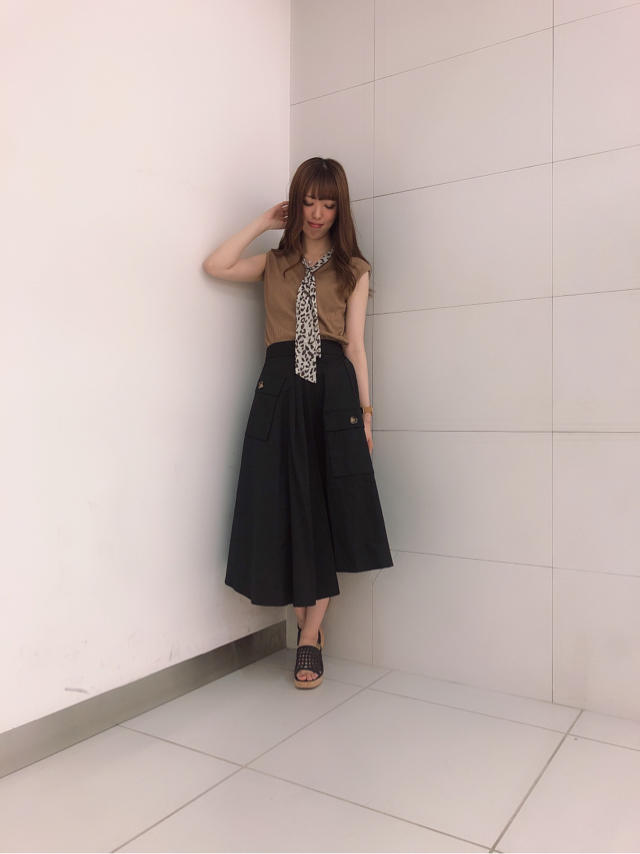 スカーフ付きトップス♡ふうか